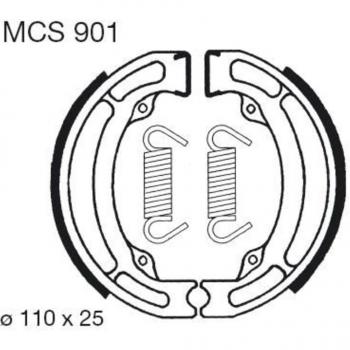 Juego de zapatas de freno TRW MCS901 con accesorios, características: alta calidad, fácil instalación, diseño optimizado para un rendimiento superior en frenado