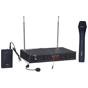 Ibiza VHF2H - Sistema de micrófono con 2 canales