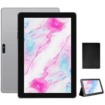 iProda Tablet Android de 10.1 Pulgadas,Tabletas Delgadas Pantalla IPS HD 1280x800, 3GB RAM, 64GB ROM, Procesador Android 9.0 Quad Core 5G Wi-Fi, GPS, Micro HDMI con Carcasa Metálica Cuerpo Metálico