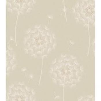 Holden Decor Allora Cream Wallpaper - 10.05m x 53cm, Floral Design, Italian Heavyweight Vinyl