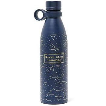 Botella Térmica Legami Stars 800 ml, ligera y resistente, cierre hermético, mango de silicona extraíble