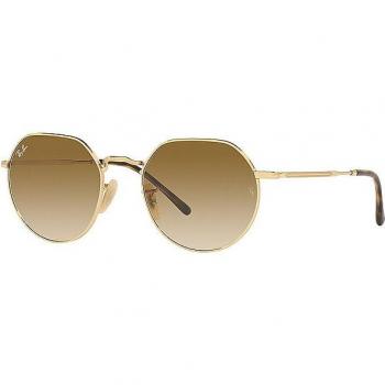 Ray-Ban Jack Gafas de Sol RB 3565 001/51 - Gafas de Sol para Hombre, Color Dorado, Modelo RB3565