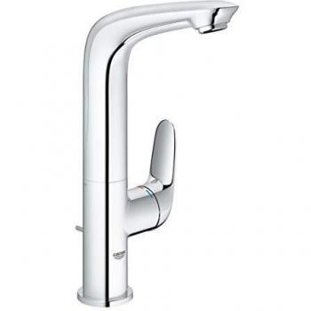 Sifón de Lavabo Grohe 23584001 - Cuida Cada Detalle de Tu Hogar, Mezclador de lavabo con desagüe automático extraíble tamaño l