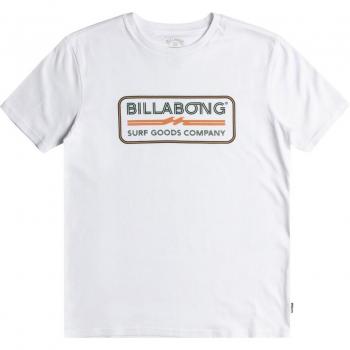 Camiseta de niños Billabong Trademark manga corta blanca - S