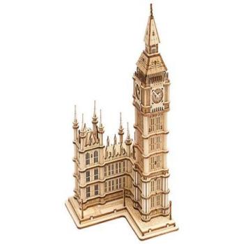 Maqueta de Madera del Big Ben con Detalles Realistas y 220 Piezas