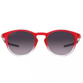 Oakley Pitchman R Fabio Quartararo Red Fade Sunglasses with Prizm Grey Gradient Lenses