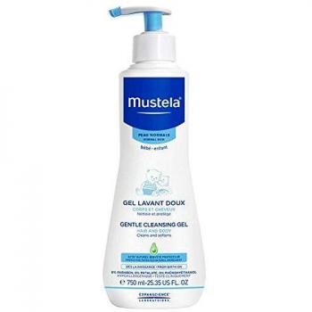 Mustela - Gel Dermolimpiador Suave para Cabello y Cuerpo, 750 ml