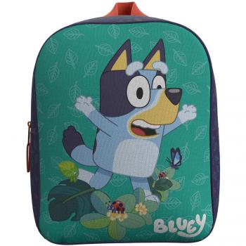 Mochila Preescolar Infantil Bluey y Bingo 30x23cm para Niños y Niñas de 2 a 4 años, Regalo Cumpleaños y Navidad