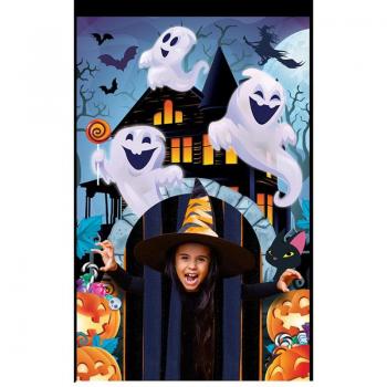 Puerta Decorativa Fantasmas Felices 145x240 cm
