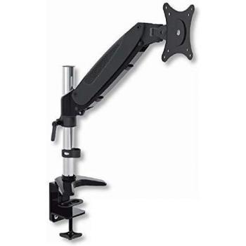 Soporte para monitor Techly ICA-LCD 111-BK, abrazadera y escritorio, compatible con monitores de hasta 68,6 cm (27), color negro