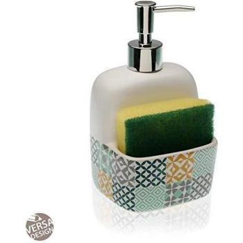 Dispensador de Jabón Versa Aqua Ka Cerámica 9,4 x 17,8 x 10,5 cm