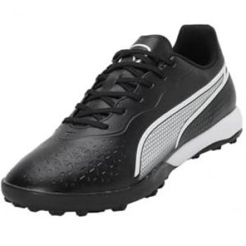 Zapatillas de Fútbol Puma King Match TT Negras para Césped Artificial