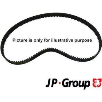 Correa dentada JP GROUP 1112105800 - Correa de distribución, fabricada en material duradero, diseñada para vehículos específicos, con dimensiones y especificaciones precisas para un ajuste perfecto