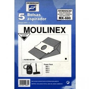 Tecnhogar - Caja 5 Bol. Asp.Moulinex Power-Pack