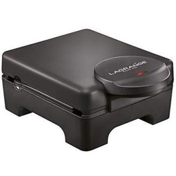 Máquina para hacer gofres multifuncional Lagrange 3 en 1, 1070W, placas intercambiables para gofres y croque-monsieur, color negro