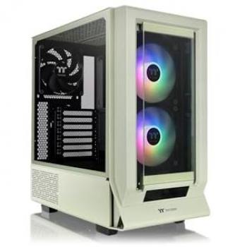 Caja de PC Thermaltake Ceres 350 MX Verde Matcha (Mini ITX, mATX, ATX, E-ATX) con Ventana Lateral