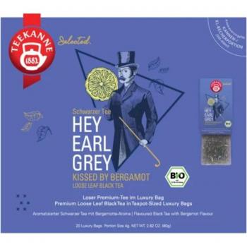 TEEKANNE Bio Luxury Bag - Hey Earl Grey, 20 filter