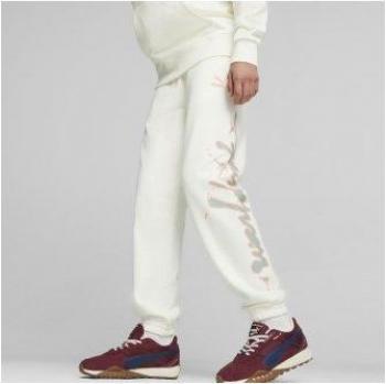 Pantalón largo Puma SWxP Worldwide blanco para hombre