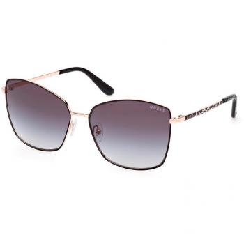 Gafas de sol unisex Guess GU00149, marco metálico rosa dorado, tamaño 59 mm, diseño oversize