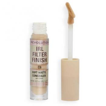 Makeup Revolution IRL Filter Long Lasting Concealer for Full Coverage Shade C6 6 g