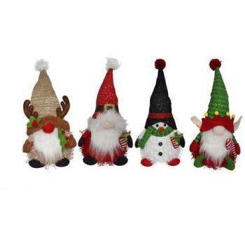 Figura LED decoración Navidad Elfo 36 cm