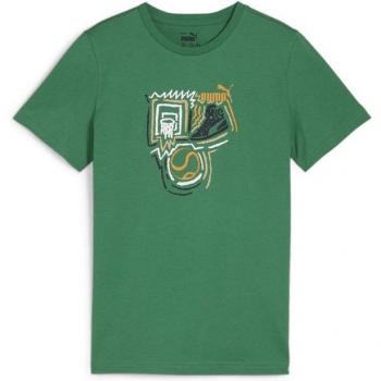 Camiseta de Manga Corta Infantil Puma Graphics Year Verde