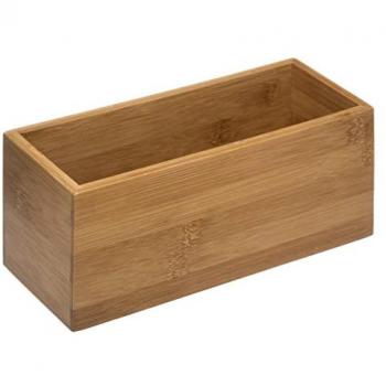Organizador de Bambú Ecológico para Baño y Escritorio Fen 23x10x9cm
