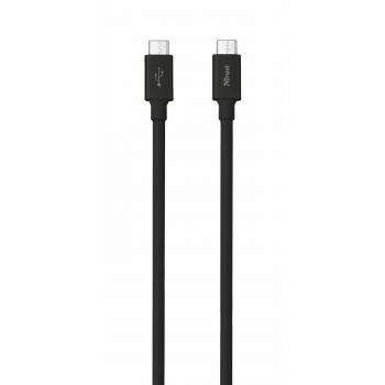 Trust Urban 21595 - Cable USB2.0 Tipo C a C de 1 m, Color Negro