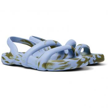 CAMPER Kobarah Flat Sandals for Men - Blue/Green, Size 39, Synthetic