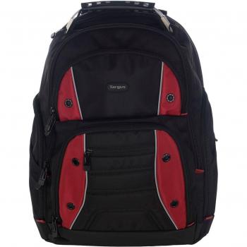 Targus Drifter - Mochila para portátil de 16, negro y rojo