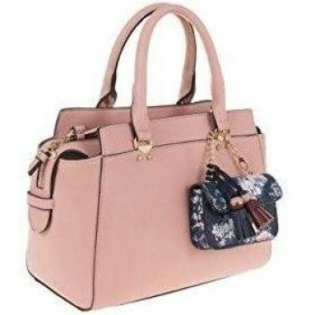 Parfois - Bolso De Asa Corta Royal Flower - Mujeres - Tallas M - Rosa Claro