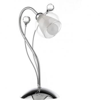 Lámpara de mesa DIAMANTE Vidrio, Metal, pantalla de vidrio