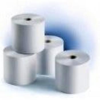 CAJA 80 ROLLOS DE PAPEL OFFSET 75x65X12 mm CALCULADORAS Y REGISTRADORAS