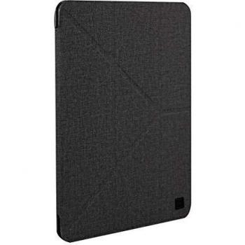 Uniq Yorker Canvas Folio Case for iPad Mini 5 - Obsidian Black