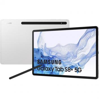 Samsung Galaxy Tab S8+ 5G 128GB Silver with 8GB RAM