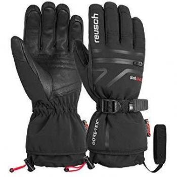 Reusch Down Spirit GTX Guantes para Hombre, Negro, Blanco, 8