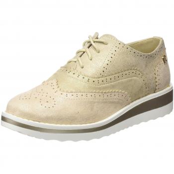Refresh 64065, Zapatos de Cordones Oxford para Mujer, Dorado