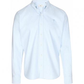 Ami Paris Light Blue Cotton Casual Shirt for Men - Size S