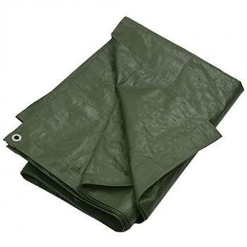 Lona HDPE 180 g/m² 4x4 m Toldo Camping Cubierta Refugio Acampada Color Blanco, Gris, Verde y más