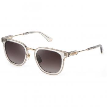 Chopard VCHG05 Gafas de Vista para Hombre, Shiny Satin Grey Gold, Talla 57