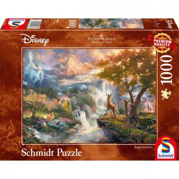 Schmidt Spiele 59486 Thomas Kinkade: Disney - Bambi Jigsaw Puzzle, Multi-Colour