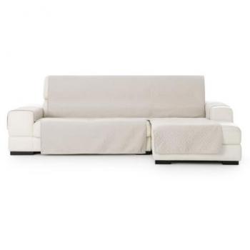 Funda para chaise longue de brazo corto derecho Eysa SILVER Marrón claro 100 x 110 x 290 cm