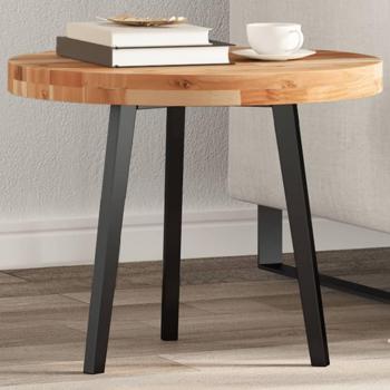 Tablero de mesa redondo de madera maciza de acacia Ø50x4 cm color marrón vidaXL