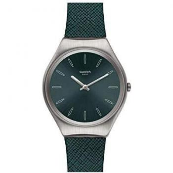 Swatch Reloj Analógico para Mujer de Cuarzo Suizo con Correa en Cuero Genuino SYXS121