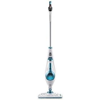 Black & Decker FSM1621 Black + Decker FSMH-1621-S-Mopa, autonomía 15 Minutos, Color Blanco, 1600 W, 18/8 Stainless Steel, Azul Claro