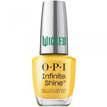 OPI Infinite Shine - Colección Wicked - Esmalte de Uñas de Larga Duración, Amarillo Perlado, Hasta 11 Días, Brillo Duradero, 15 ml - Yellow Brick Road