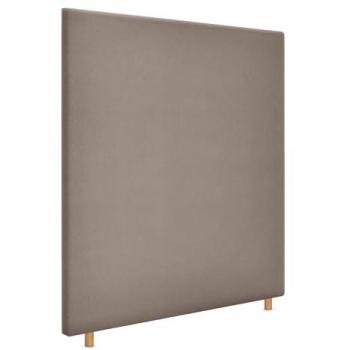 Cabecero Tapizado Aqualine Liso en Polipiel o Tela hasta el Suelo 105x120cm - Color Tierra