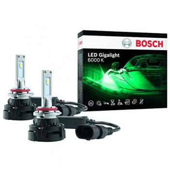 Lámpara faro de carretera Bosch 1 987 301 555, bombilla LED para faros delanteros compatible con Volkswagen Golf, Passat, Touran, Transporter, Polo, Tiguan, Caddy, Scirocco
