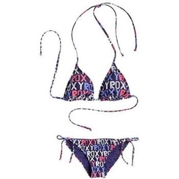 Roxy Tiki Tri & Tie Side Set - Traje de baño de dos piezas para mujer, diseño Astral Aura, talla XS