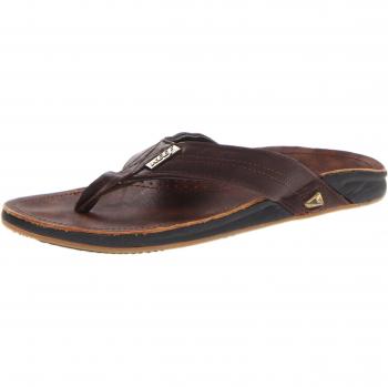 Reef REEF J-BAY R2310BLA - Chanclas de cuero para hombre, Marrón